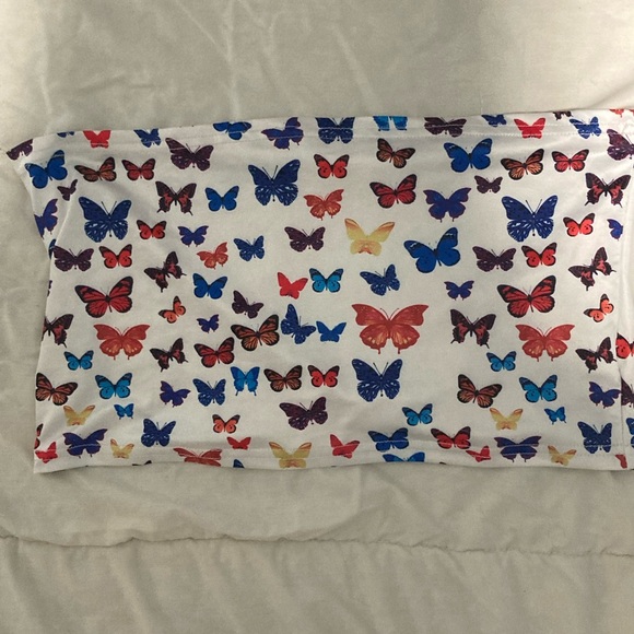 Gorgeous Nightmare Butterfly Tube Top - Picture 2 of 3